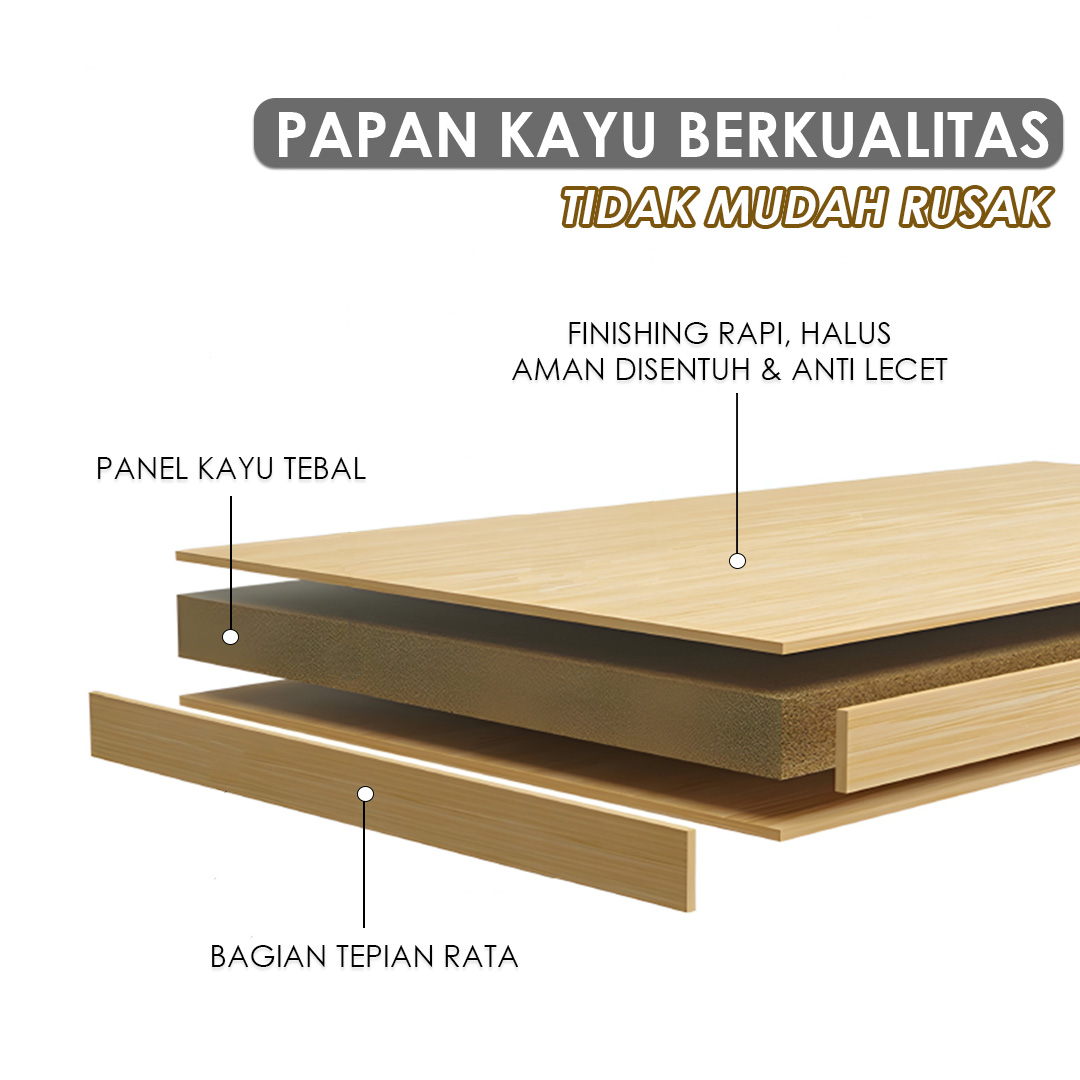 Meja Rias Multifungsi Meja Rias Minimalis Meja Rias Dengan Rak Penyimpanan - Gambar 7