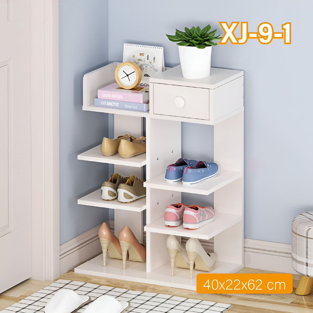 Rak Kabinet Sepatu Multifungsi Rak Sepatu Susun Minimalis Rak Sepatu Bertingkat - Gambar 7