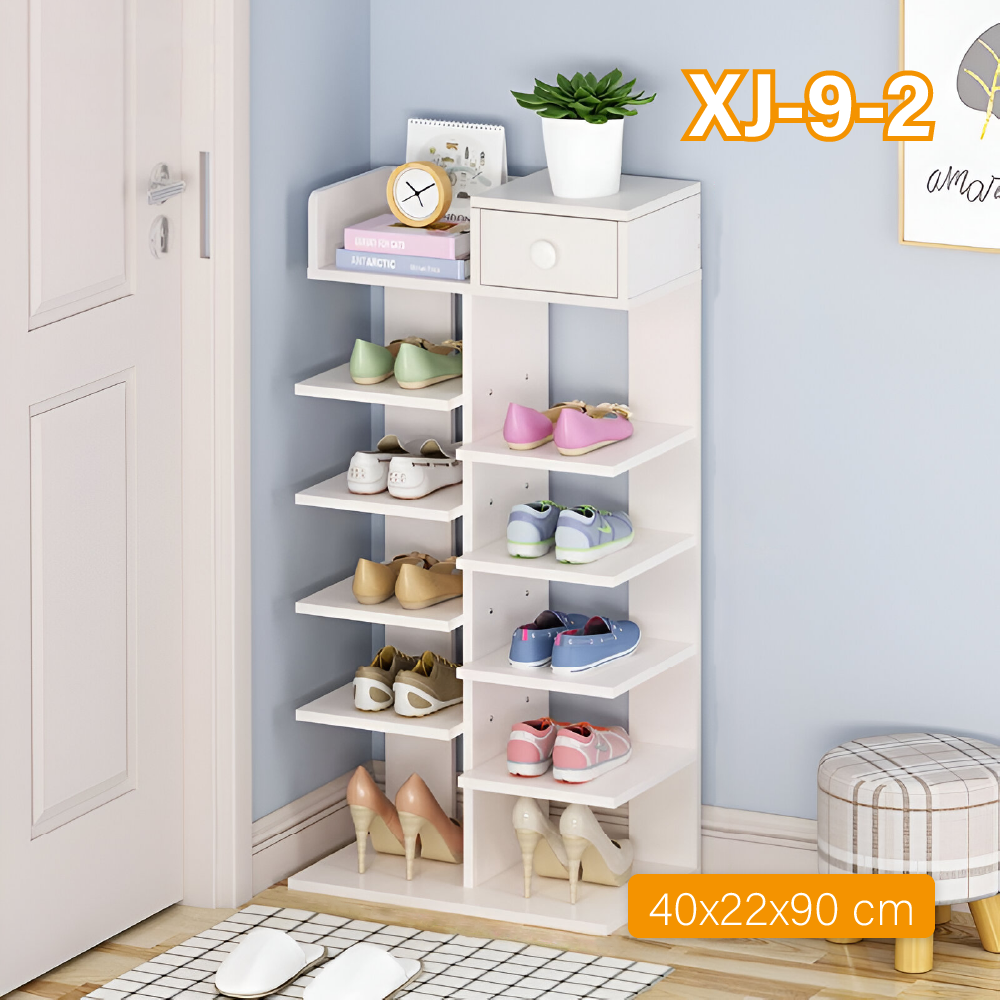 Rak Kabinet Sepatu Multifungsi Rak Sepatu Susun Minimalis Rak Sepatu Bertingkat - Gambar 8