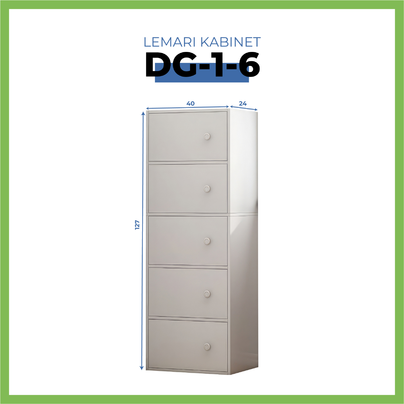 Lemari Laci Kabinet Minimalis Lemari Kabinet Kayu Rak Penyimpanan Serbaguna - Gambar 6